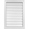 Ekena Millwork Vertical Surface Mount PVC Gable Vent: Functional, w/ 2"W x 2"P Brickmould Sill Frame, 20"W x 28"H GVPVE20X2803SF - alternate 1